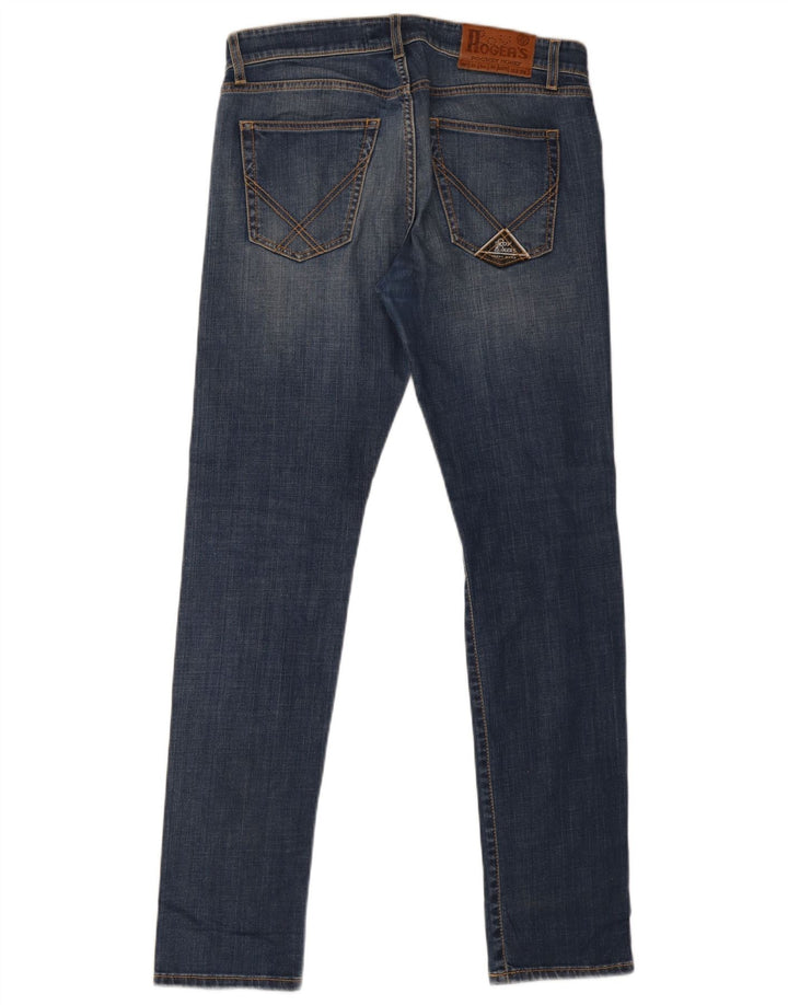 Jeans slim da uomo Roy Rogers W31 L32 Blu