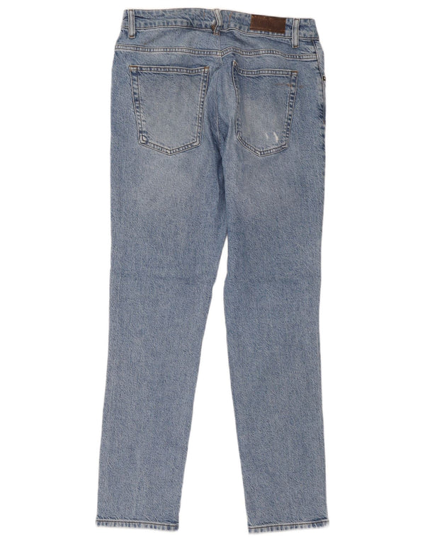 Jeans slim invecchiati da uomo Reiss W32 L30 cotone blu