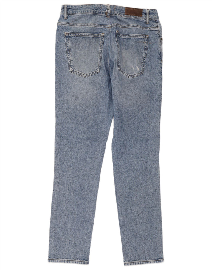 Jeans slim invecchiati da uomo Reiss W32 L30 cotone blu