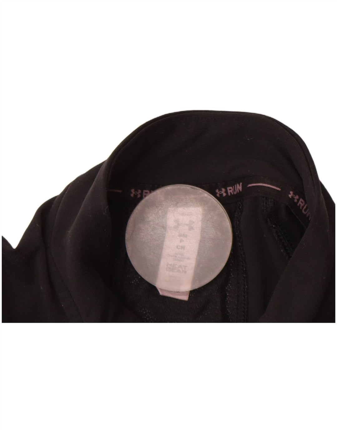 Under Armour Womens Heat Gear Top manica lunga UK 10 piccolo elastomero nero