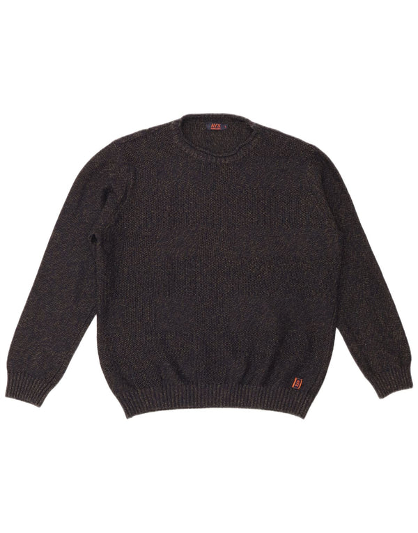 Maglione maglione girocollo da donna AVIREX UK 16 grande blu navy screziato