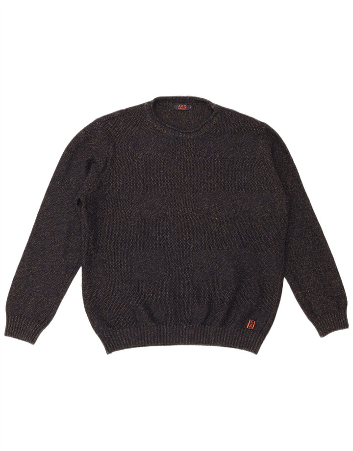 Maglione maglione girocollo da donna AVIREX UK 16 grande blu navy screziato