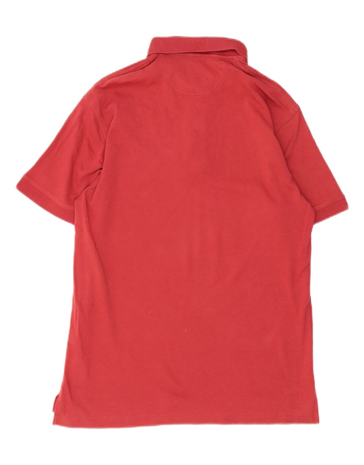 Polo da uomo Eddie Bauer in cotone rosso medio