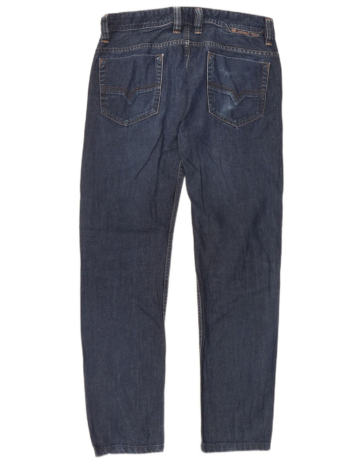 Jeans slim da uomo Diesel W30 L30 in cotone blu navy