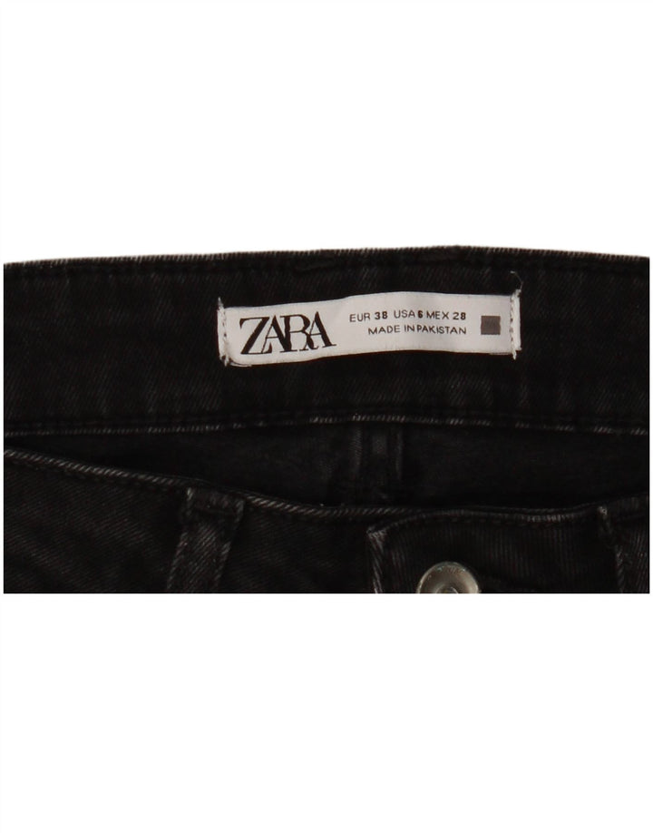 Jeans skinny da donna Zara EU 38 piccoli W28 L27 neri