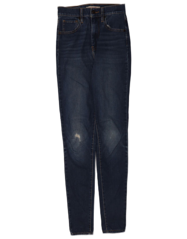 Jeans Levi's da donna Mile High Super Skinny W25 L30 cotone blu navy