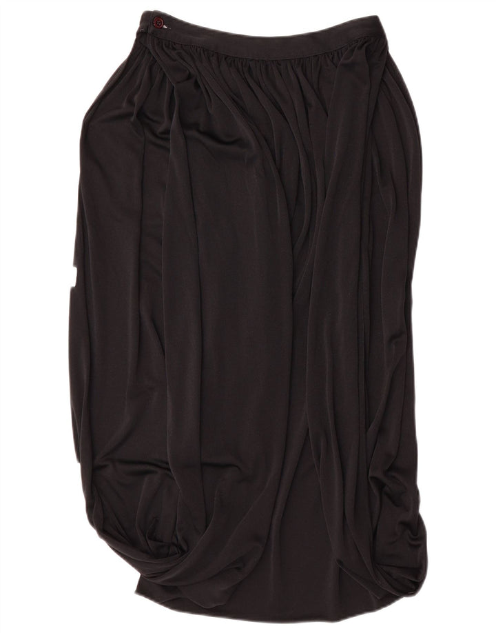 VINTAGE Womens Bubble Skirt US 2 XS W28 Black Nylon