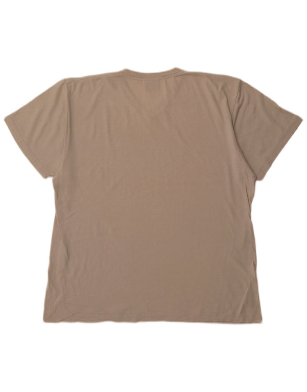 T-shirt da donna Champion Top UK 18 XL cotone beige