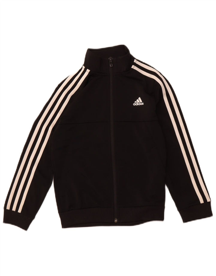 Giacca da tuta ADIDAS Aeroready per ragazzi 7-8 anni in poliestere nero