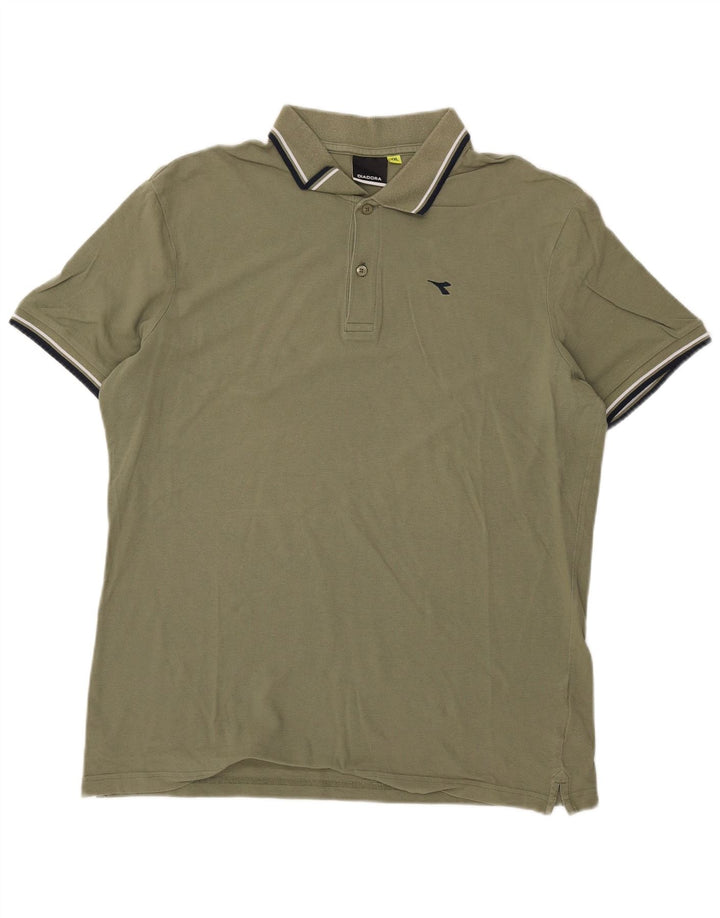 Polo Diadora Uomo 2XL Cotone Kaki