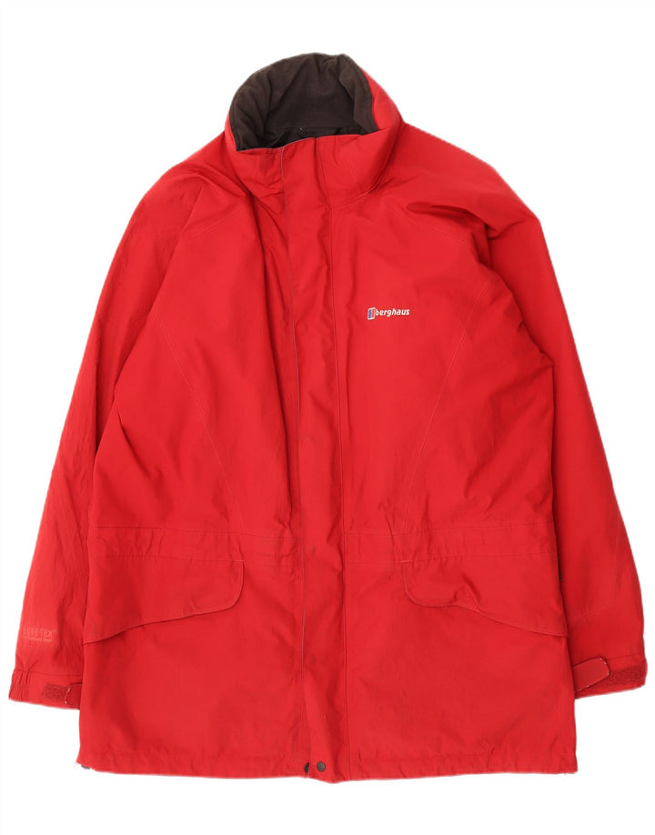 Impermeabile da uomo Berghaus UK 42 XL nylon rosso