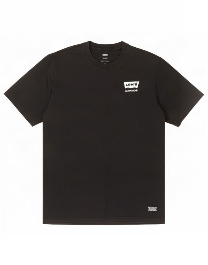 T-shirt rilassata da uomo Levi's Top piccola in cotone nero