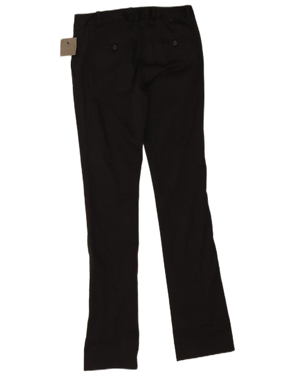 Pantaloni chino slim da donna Zara EU 36 XS W26 L33 cotone nero