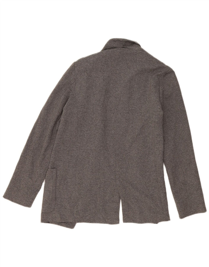 Giacca blazer oversize aperta da donna Zara UK 6 XS viscosa grigia
