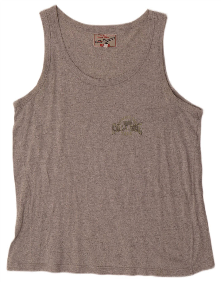 Canotta Uomo Brugi Large in Cotone Grigio