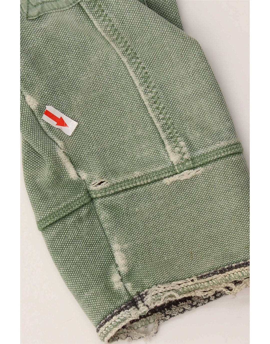 Felpa da uomo con collo con zip Fat Face Maglione in cotone verde medio