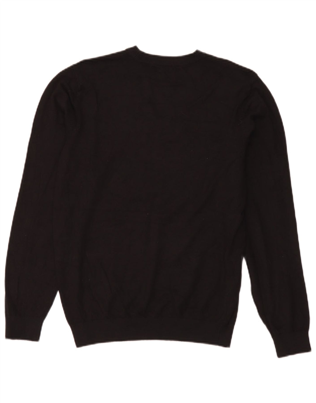 Maglione maglione girocollo da donna Zara UK 14 viscosa nera media