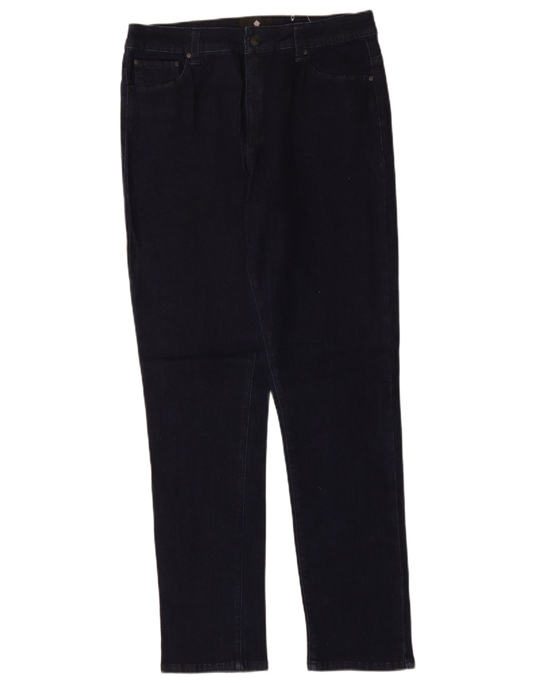 JIGSAW Jeans slim da donna UK 14 Large W32 L31 Blu navy