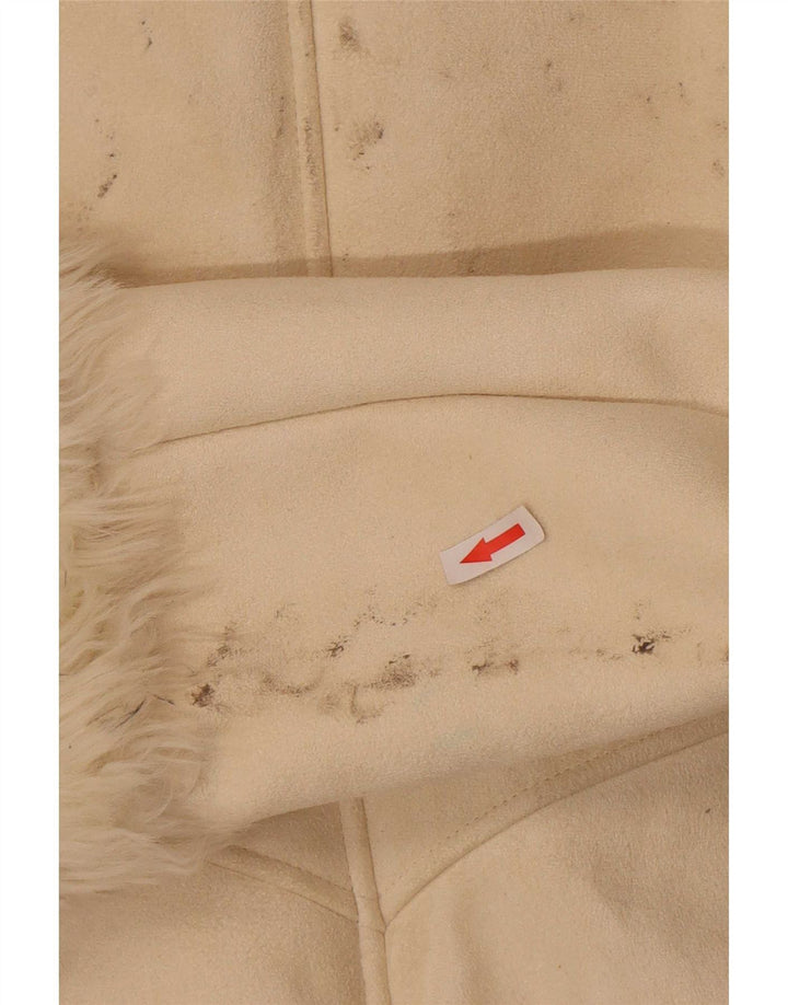 Cappotto Sherpa da donna Esprit UK 18 XL Poliestere beige