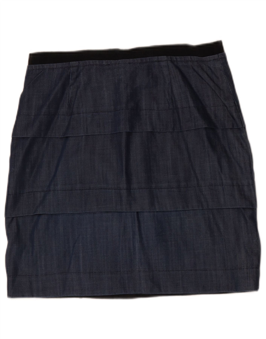 Max&Co. Gonna peplo da donna grande W32 in viscosa blu navy