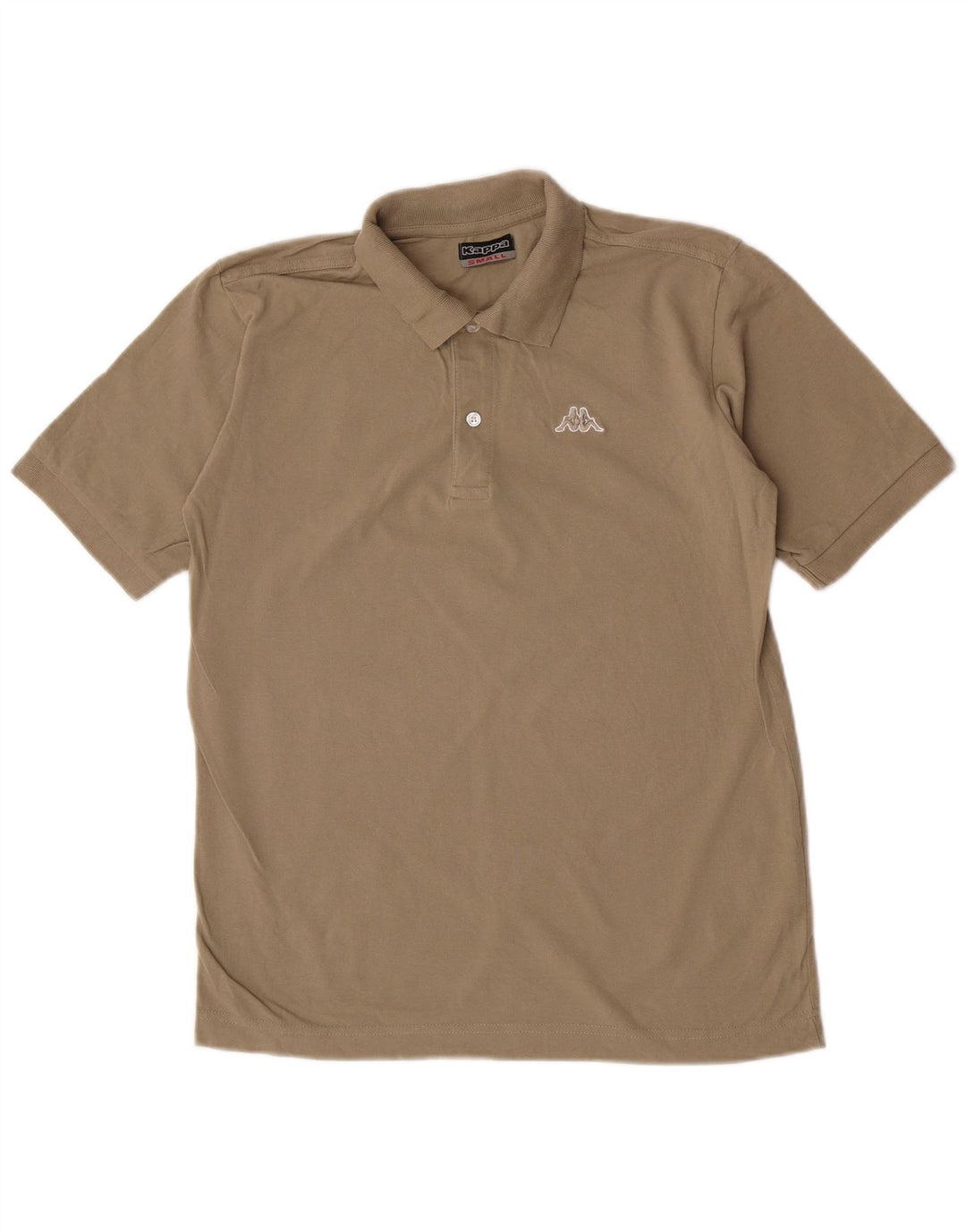 Polo Uomo Kappa Small Beige In Cotone