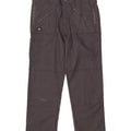 DICKIES Mens Straight Cargo Trousers W38 L29 Grey Polyester Vintage Dickies and Second-Hand Dickies from Messina Hembry 