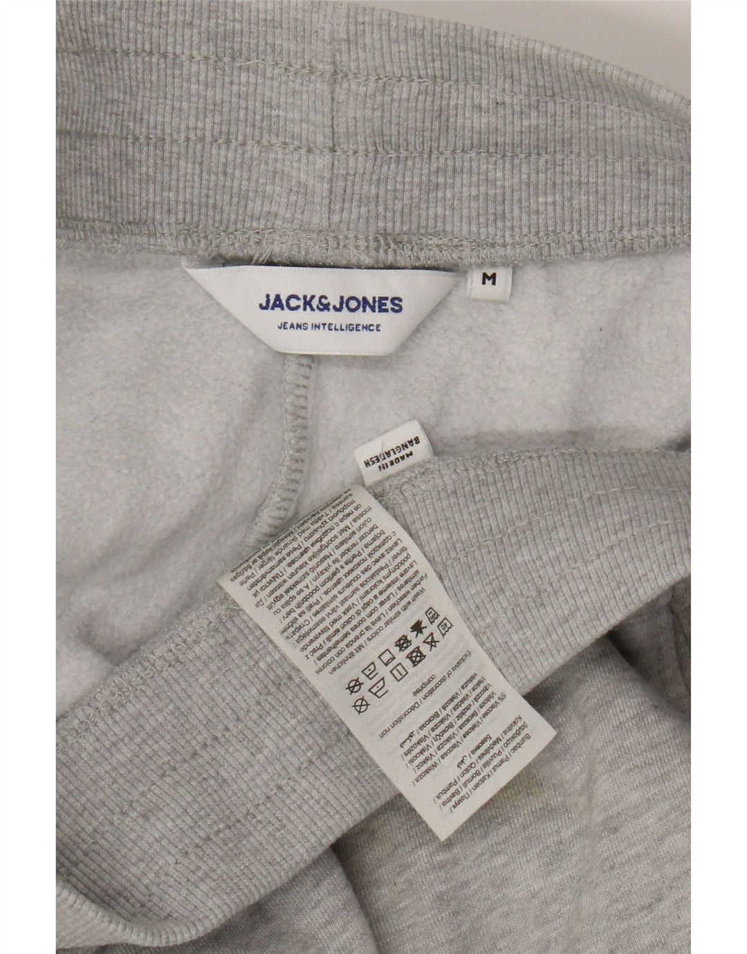 Jack & Jones Pantaloni da tuta da uomo Joggers Cotone chiazzato grigio medio