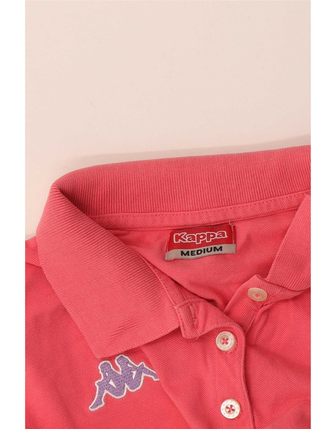 Polo Kappa da donna UK 12 rosa medio