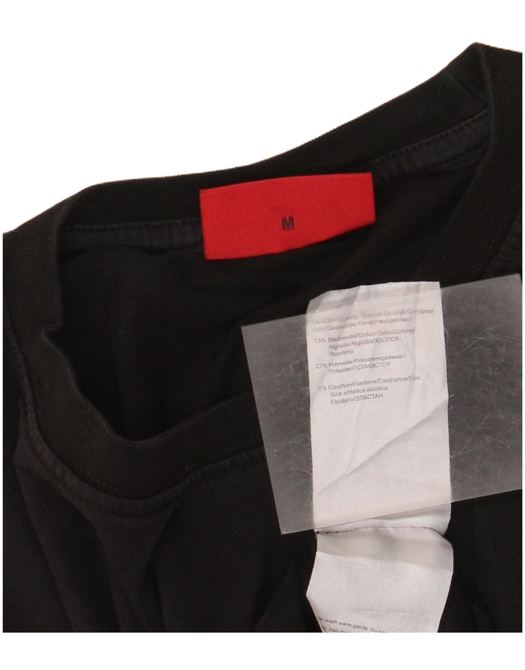 T-shirt grafica da uomo Hugo Boss Top in cotone nero medio