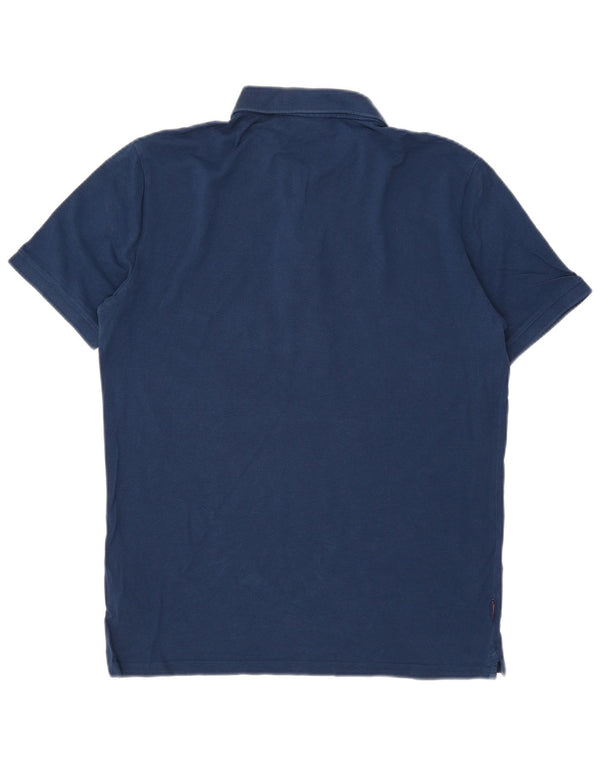 Polo da uomo Superdry XL in cotone blu navy