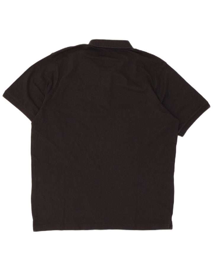 Polo da uomo RICHMOND grande in cotone nero