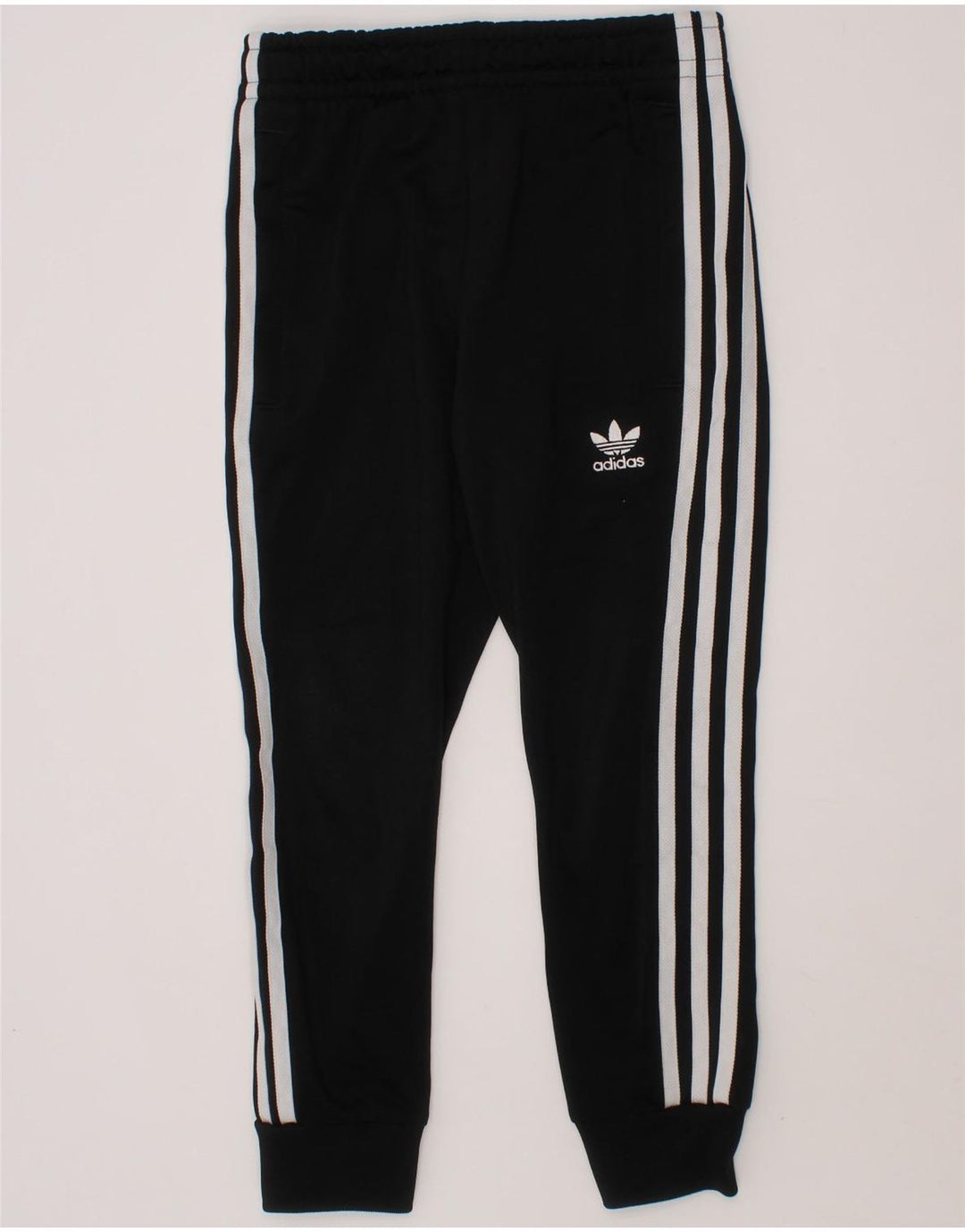 ADIDAS Boys Tracksuit Trousers Joggers 6-7 Years  Black Polyester Vintage Adidas and Second-Hand Adidas from Messina Hembry 
