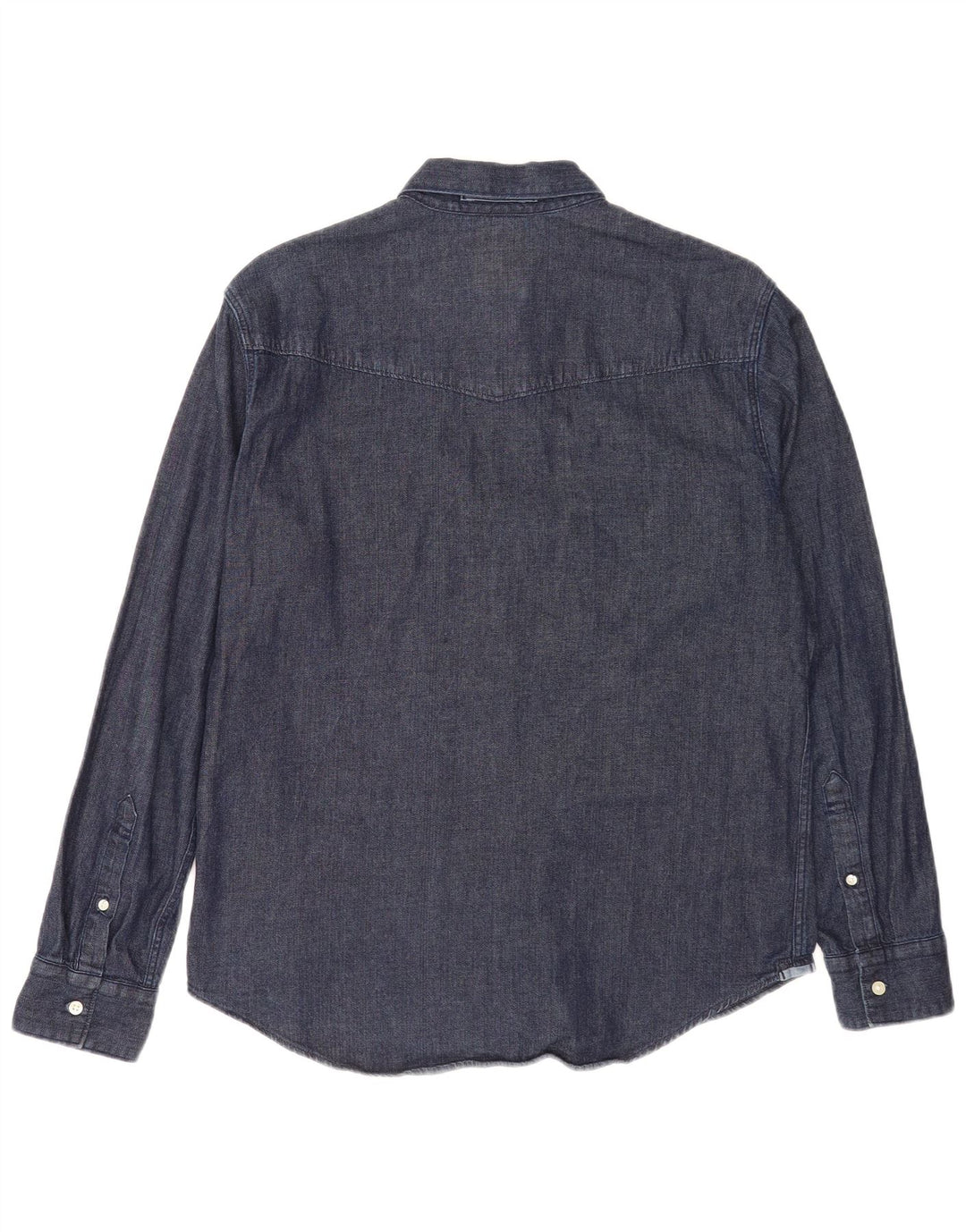 Camicia di jeans Levi's vestibilità standard da uomo in cotone blu navy medio