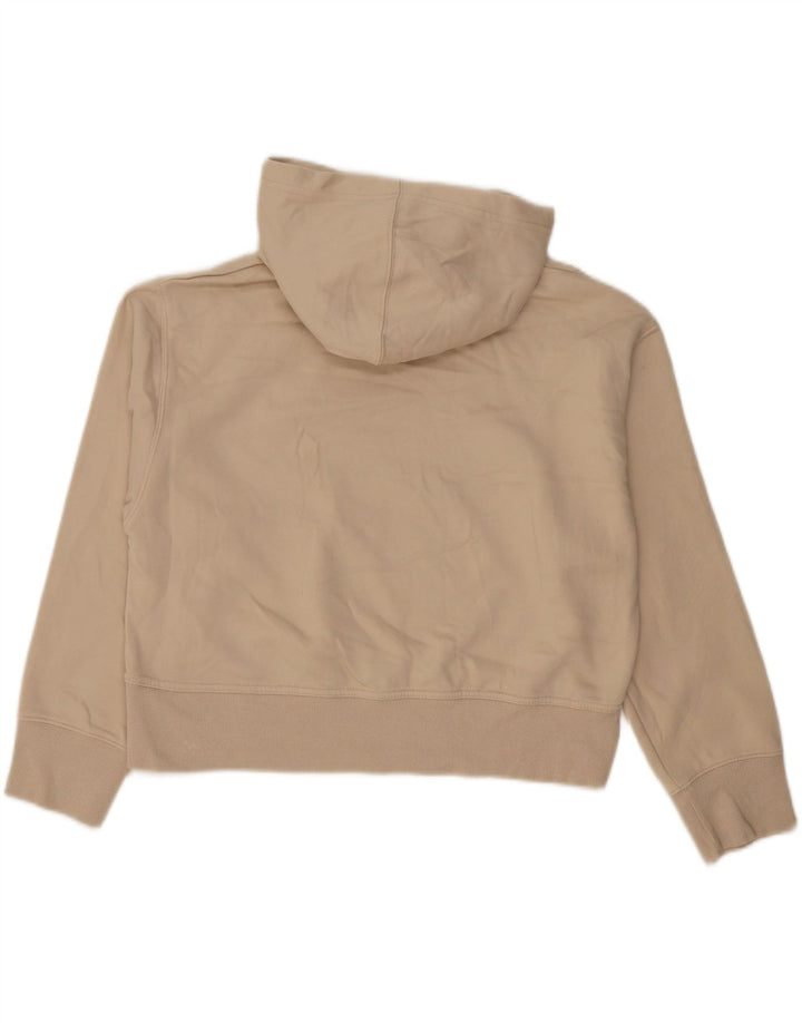 Maglione corto con cappuccio da donna Zara UK 14 Beige medio