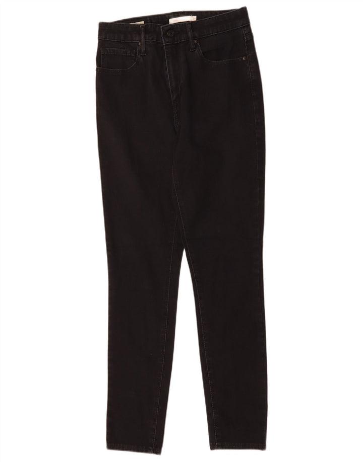 LEVI'S Jeans skinny a vita alta 721 da donna W28 L28 cotone nero