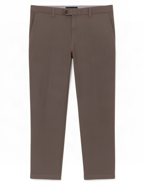 Pantaloni da abito su misura da uomo Tommy Hilfiger W38 L30 in cotone grigio