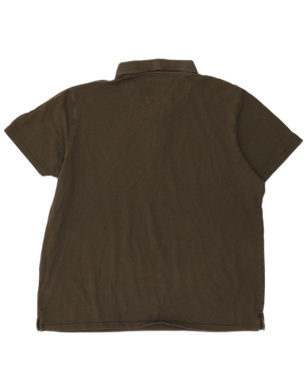 Polo da uomo Weird Fish 2XL cotone verde