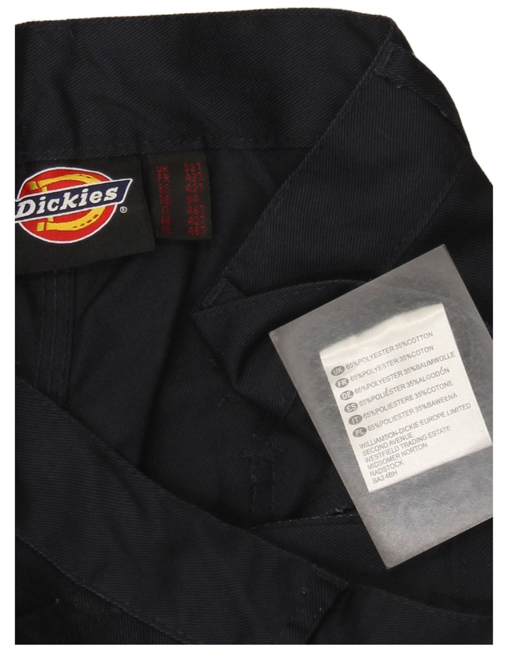 Pantaloni cargo dritti da uomo Dickies W32 L30 poliestere blu navy