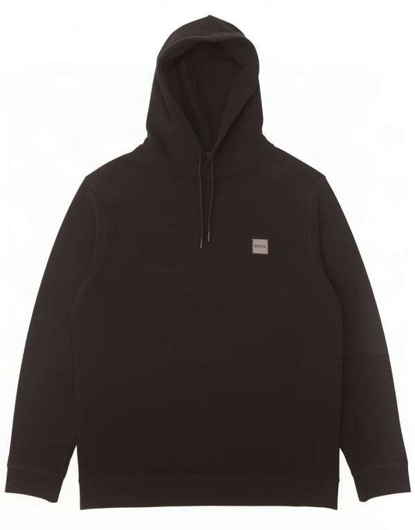 Felpa con cappuccio da uomo Hugo Boss 2XL nera