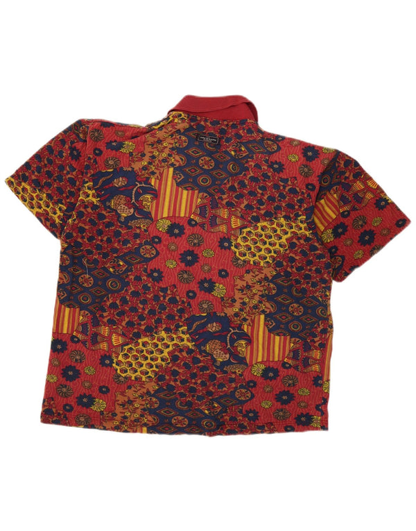 Polo Kappa Uomo Large In Cotone Floreale Floreale