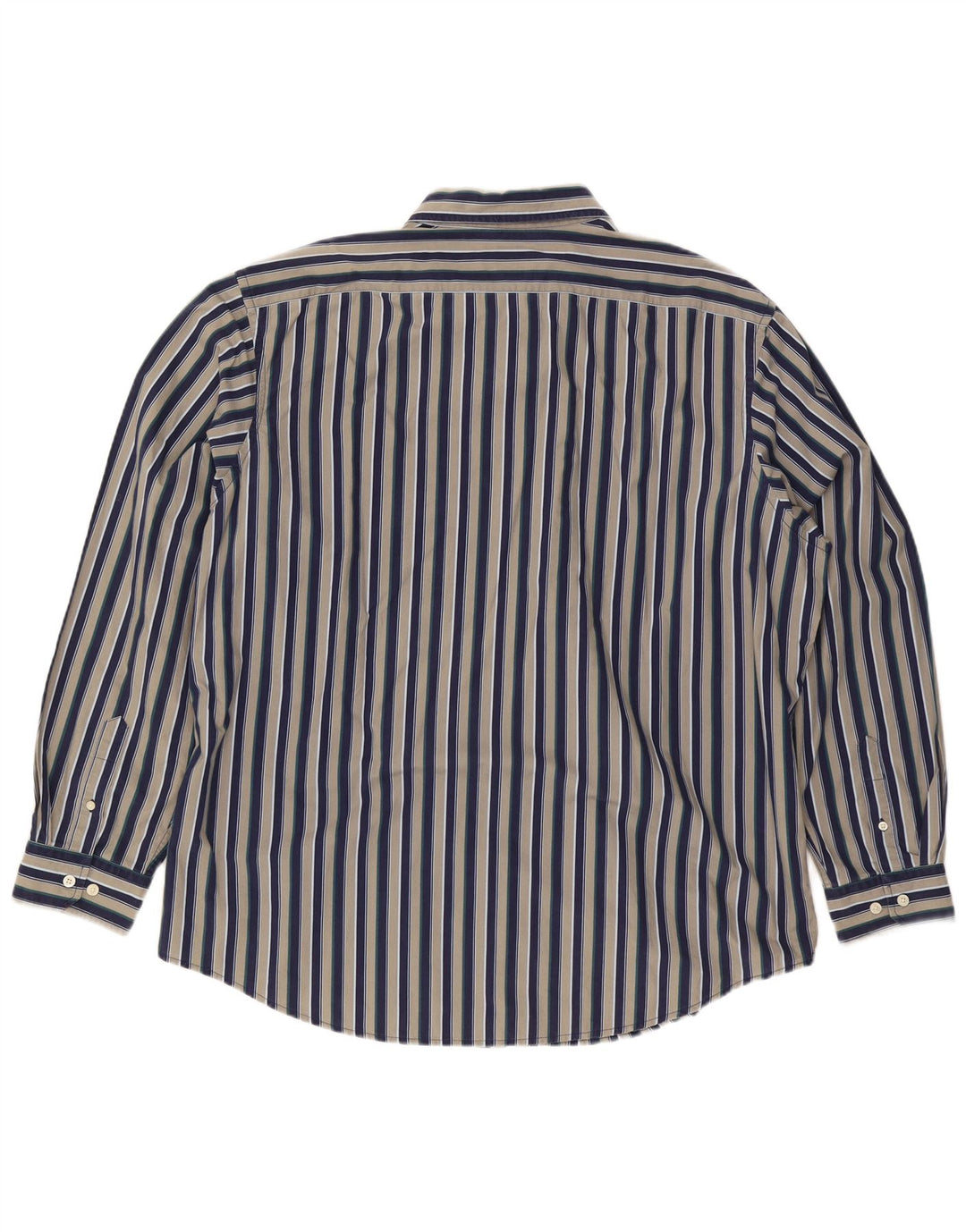 Gap Camicia da uomo vestibilità classica taglia 18 1/2 2XL cotone a righe multicolore