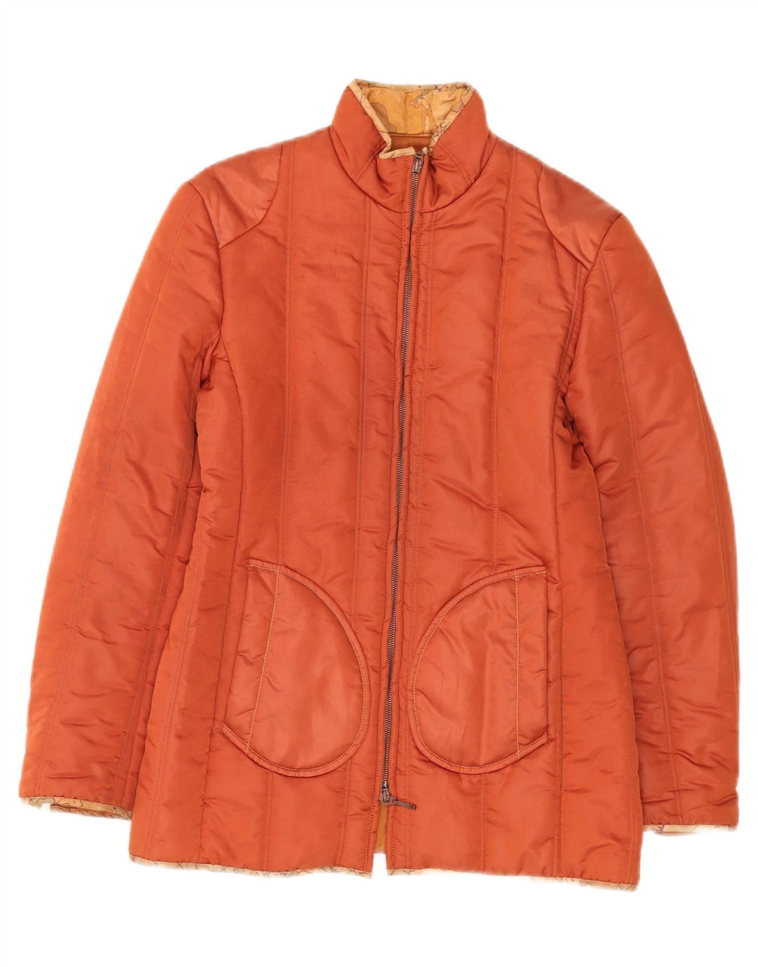 Giubbotto Imbottito Donna ALVIERO MARTINI IT 44 Arancio Medio