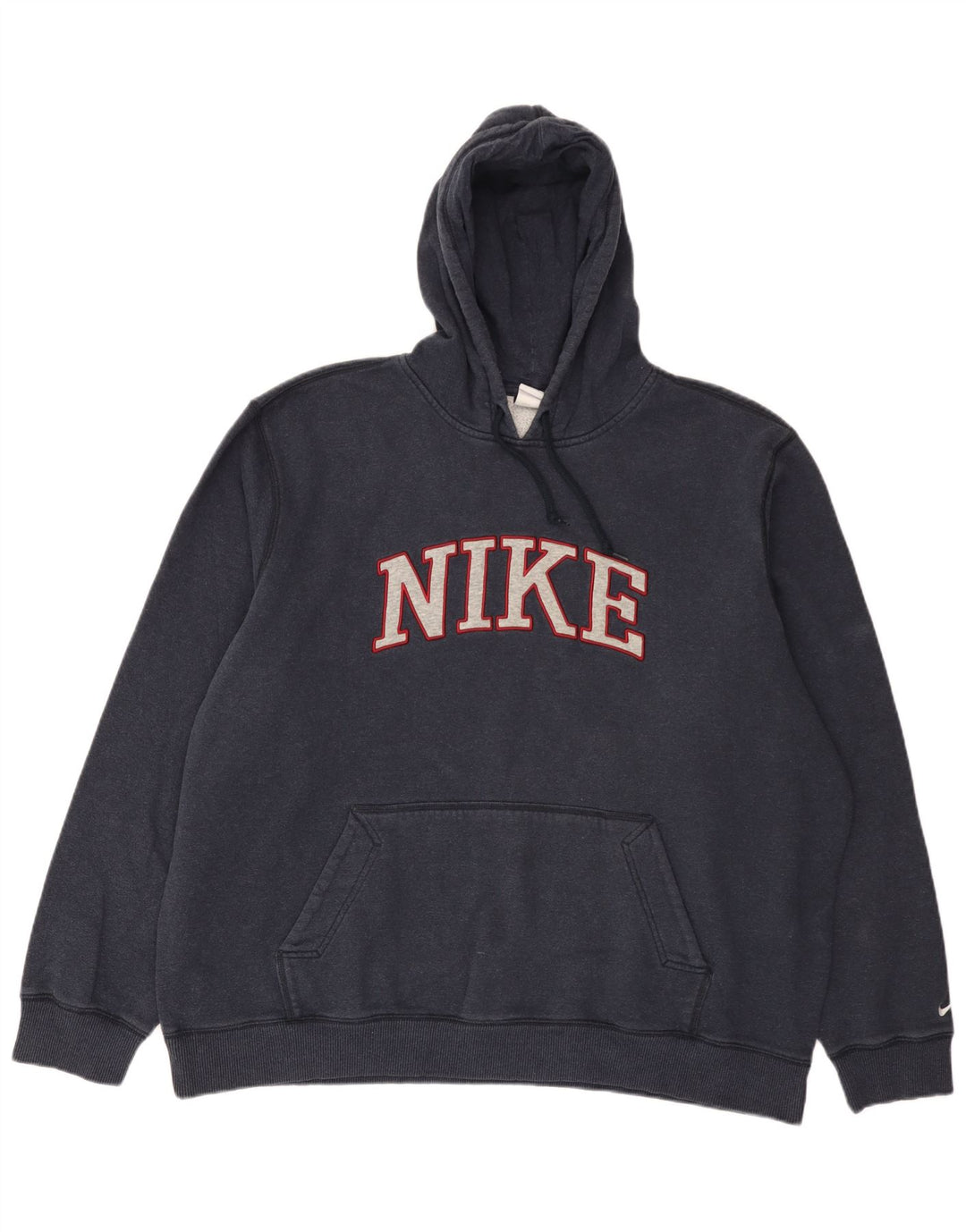 Felpa con cappuccio grafica Nike da uomo 2XL blu navy