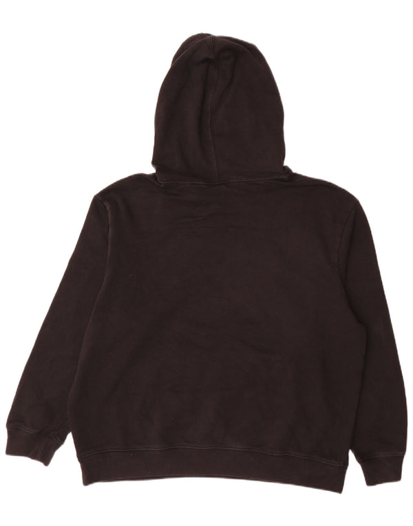 Felpa con cappuccio grafica da uomo Gap XL in cotone nero