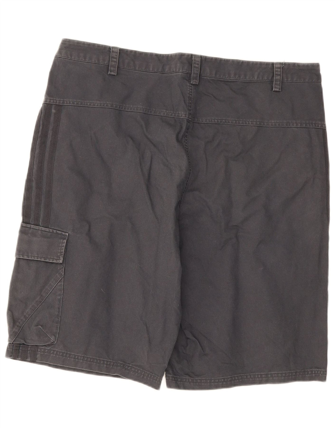 Pantaloncini cargo Adidas da uomo XL W40 grigi