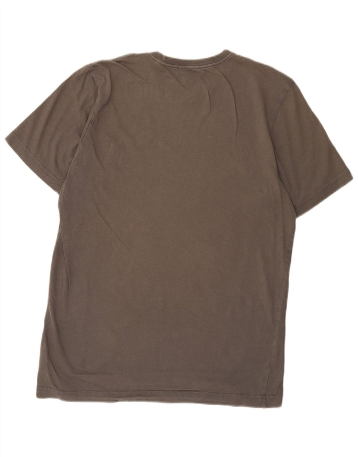T-shirt grafica da uomo Adidas Top in cotone grigio medio
