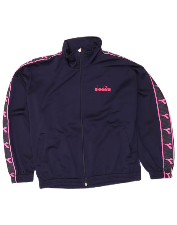 Tuta intera da uomo Diadora Graphic Loose Fit IT 44 XS W28 L28 Blu Navy