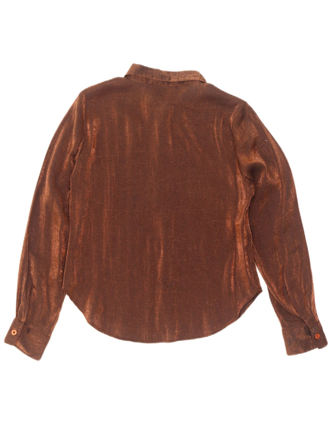 Camicetta da donna Passport UK 10 piccola in viscosa marrone