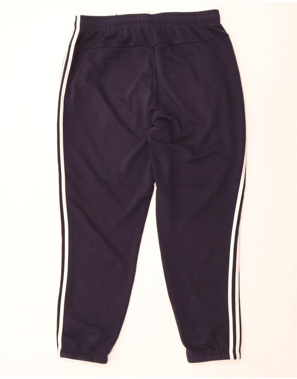Pantaloni da tuta da uomo Adidas Joggers XL blu navy in cotone