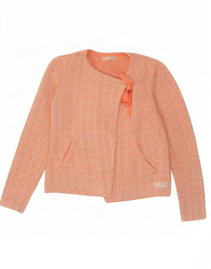 Maglione cardigan oversize da donna Odd Molly taglia 2 arancione medio geometrico
